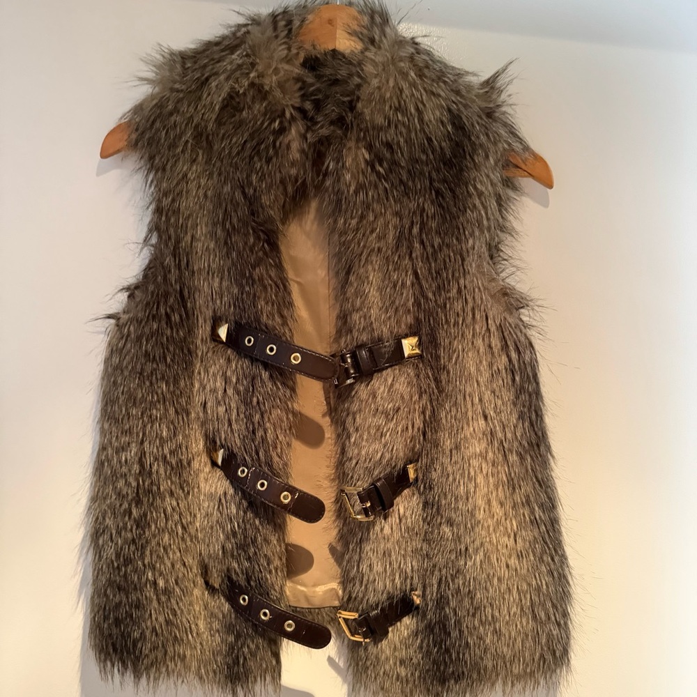 Michael Kors Faux Fur Vest